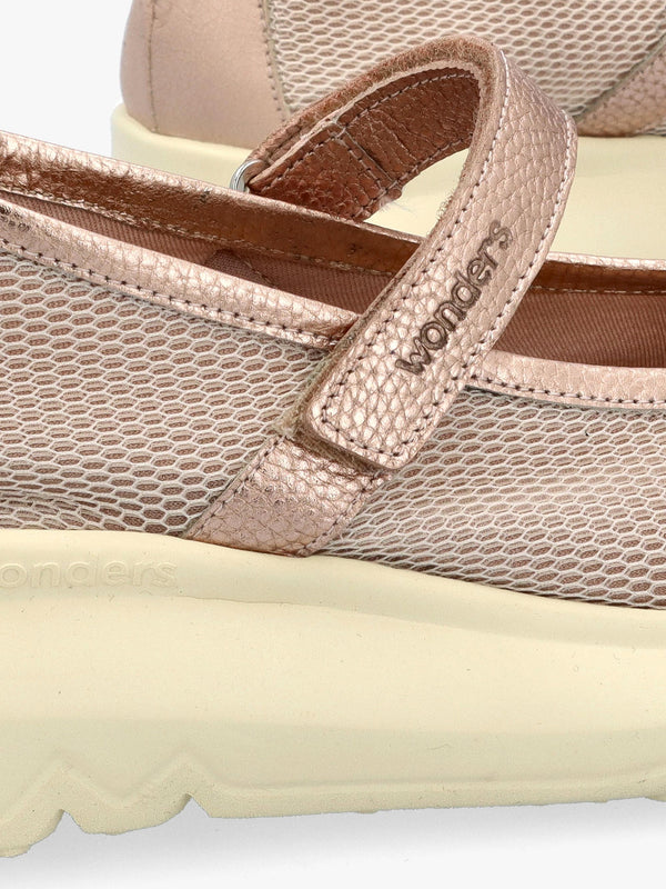 Isaura Nude Sporty Ballerina Pumps