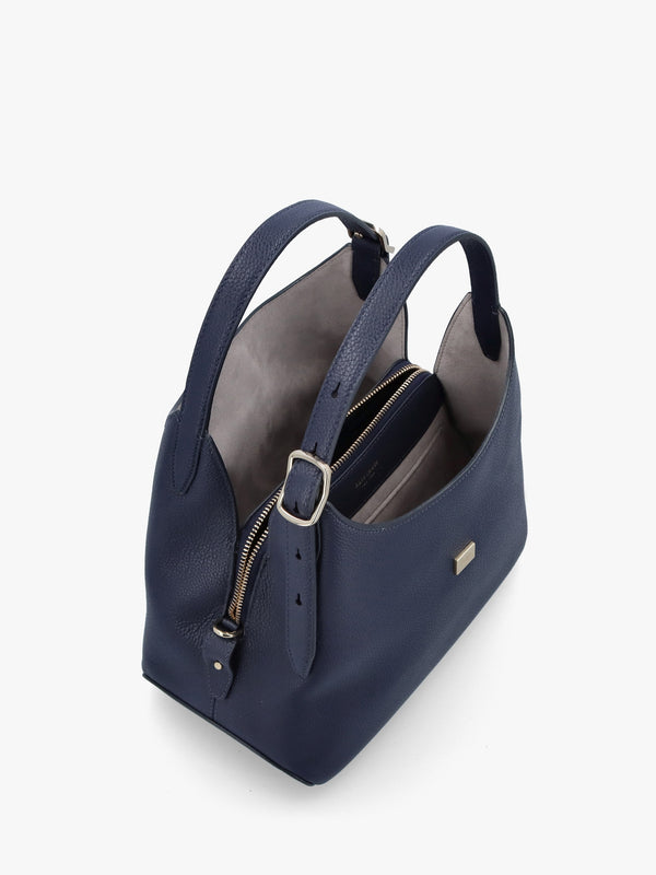 Deco Parisian Leather Cross-Body Tote Bag
