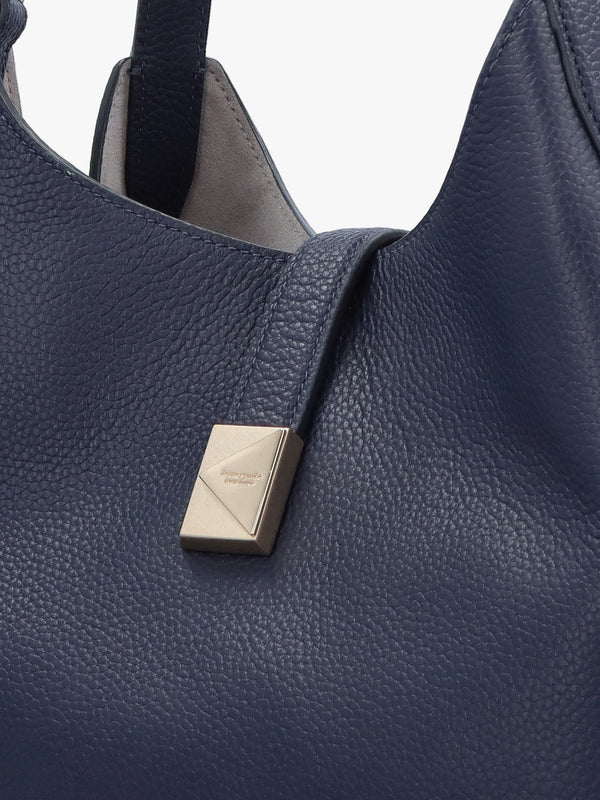 Deco Parisian Leather Cross-Body Tote Bag