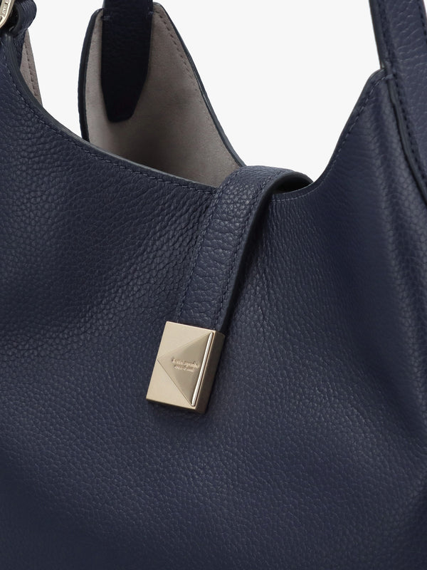 Deco Parisian Leather Cross-Body Tote Bag
