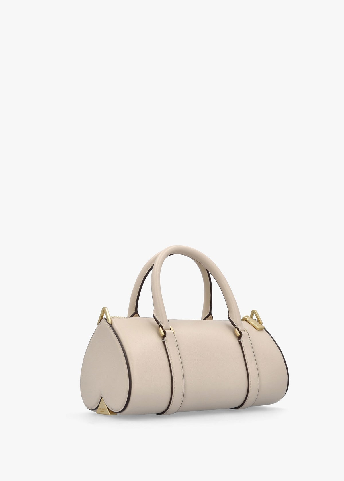 Icon Milk Glass Leather Barrel Cross-Body Bag