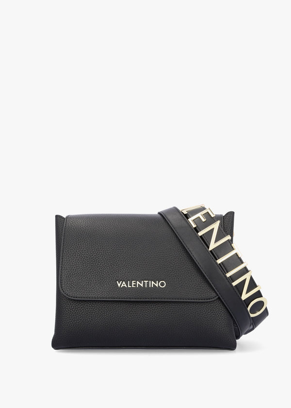 Alexia Nero Logo Strap Satchel Bag