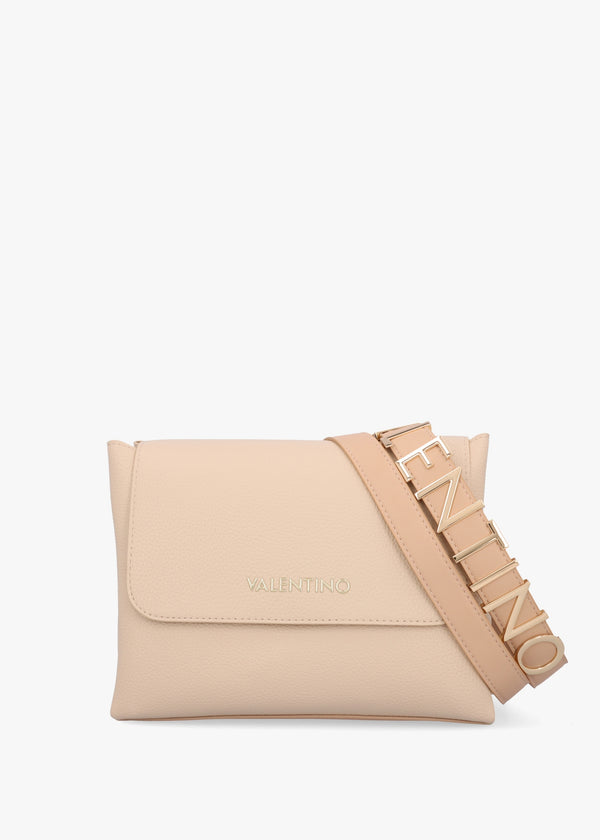 Alexia Ecru Logo Strap Satchel Bag