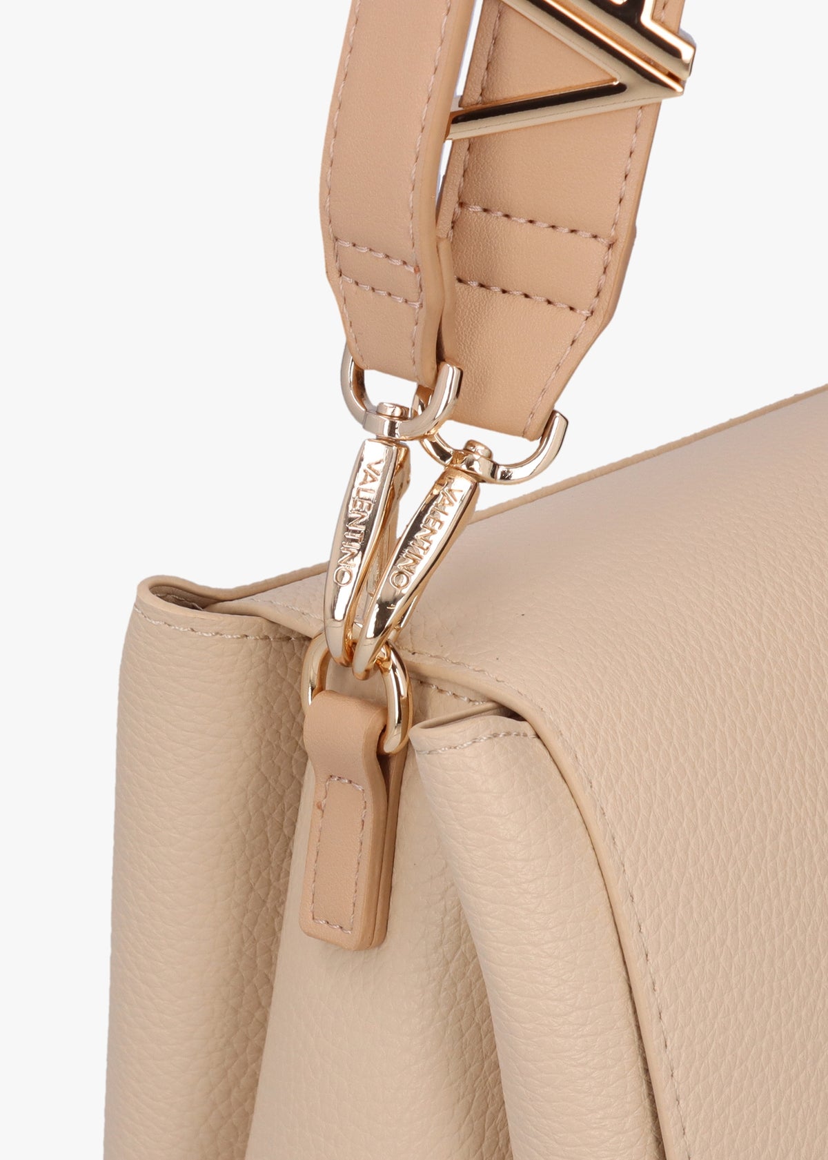 Alexia Ecru Logo Strap Satchel Bag