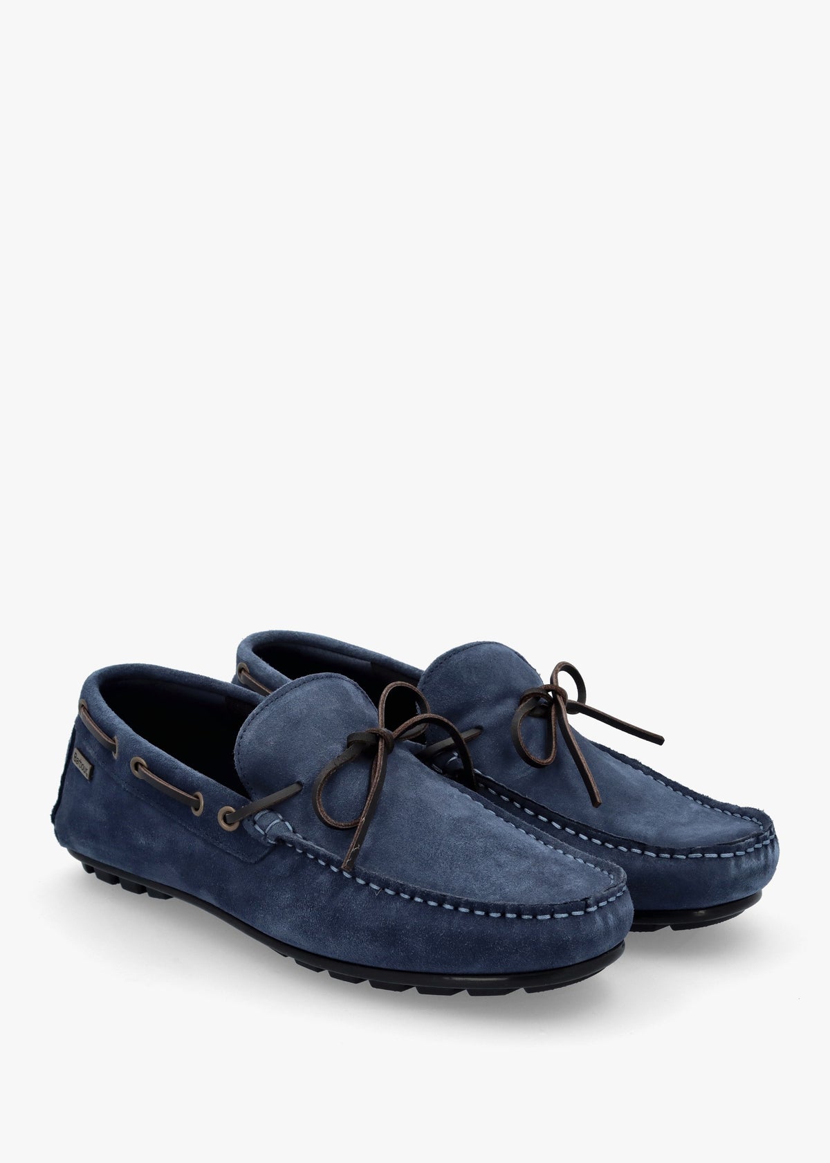 Men’s Courage Shark Blue Suede Driving Shoes