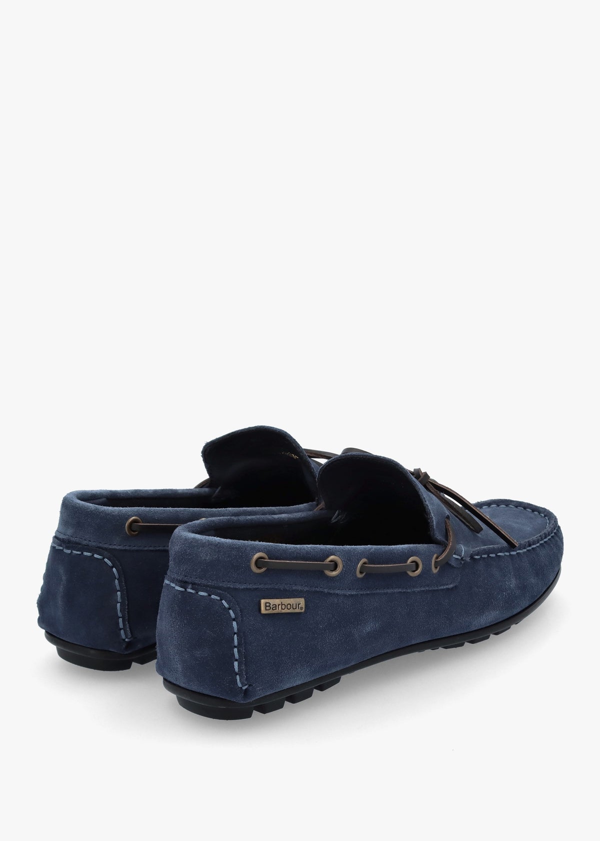 Men’s Courage Shark Blue Suede Driving Shoes