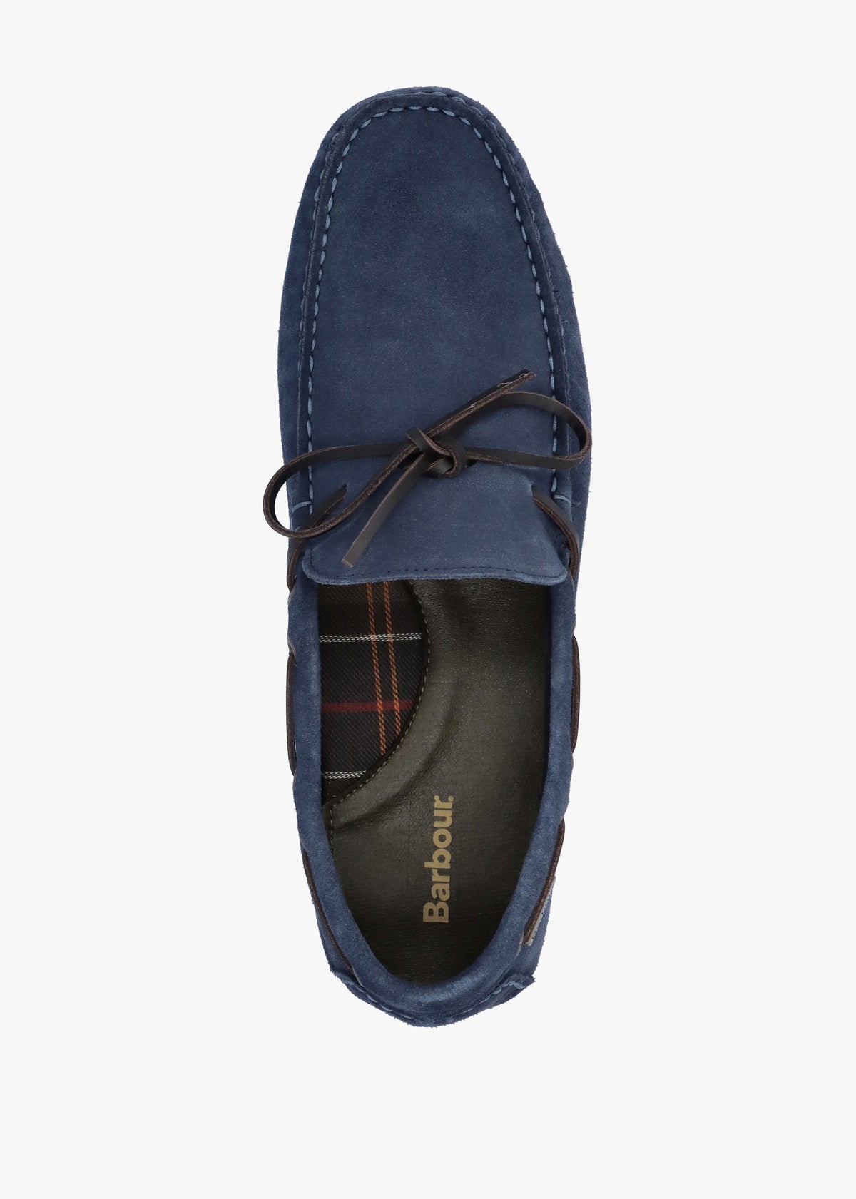Men’s Courage Shark Blue Suede Driving Shoes