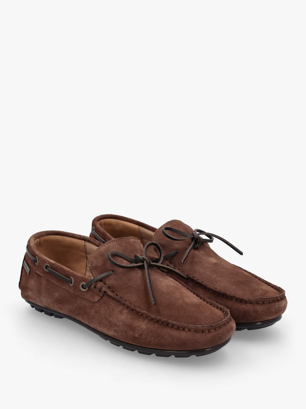 Men’s Courage Chocolate Suede Driving Shoes