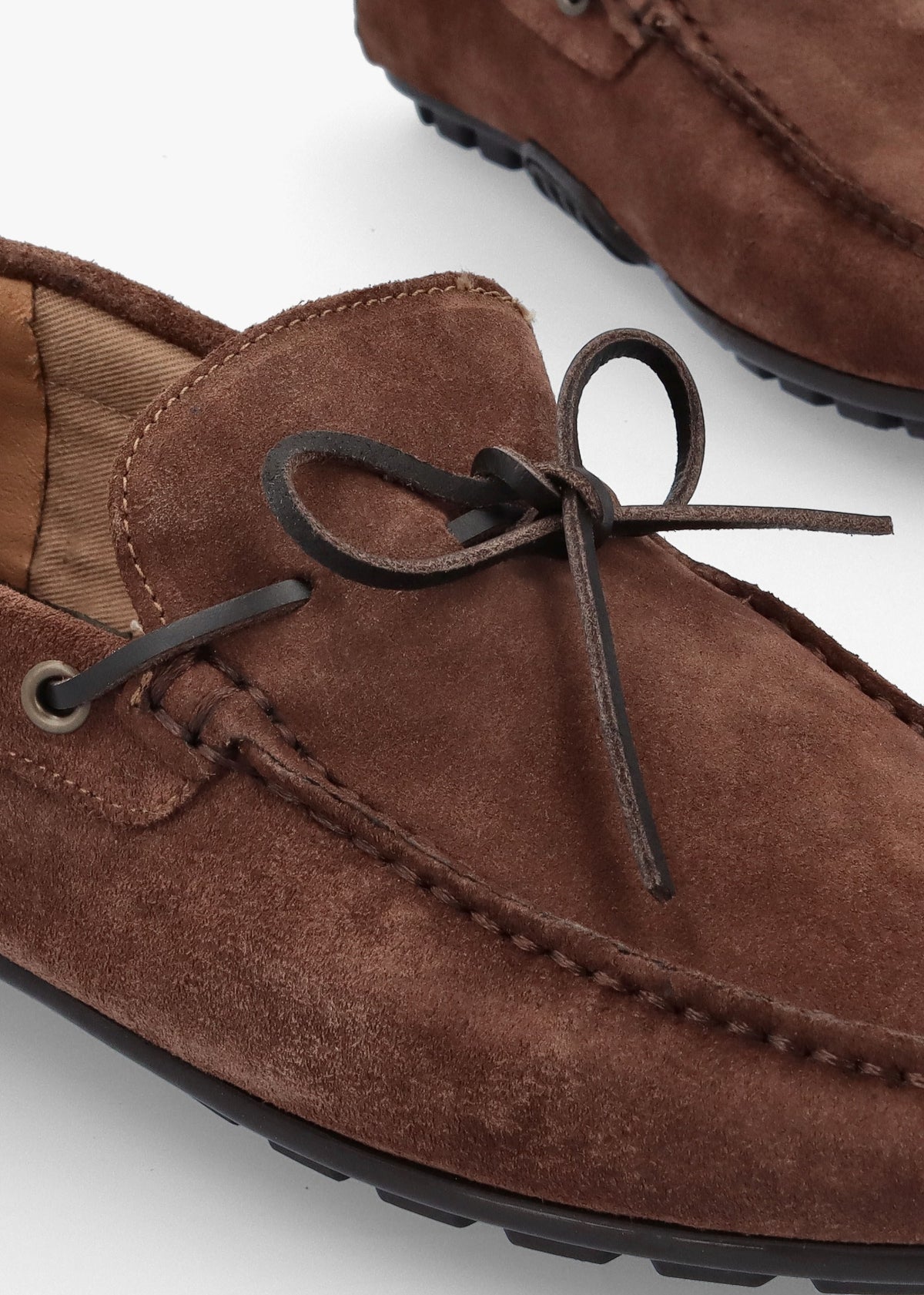 Men’s Courage Chocolate Suede Driving Shoes