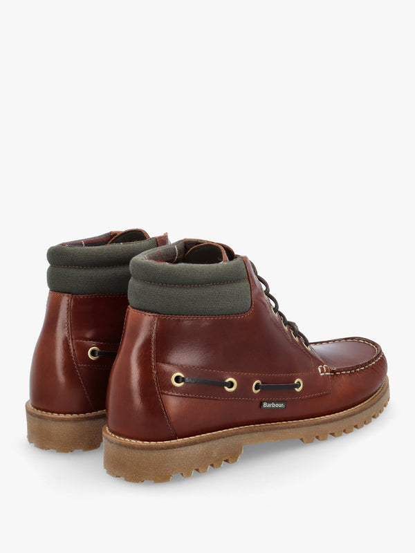 Men’s Tiller Mahogany Leather Ankle Boots