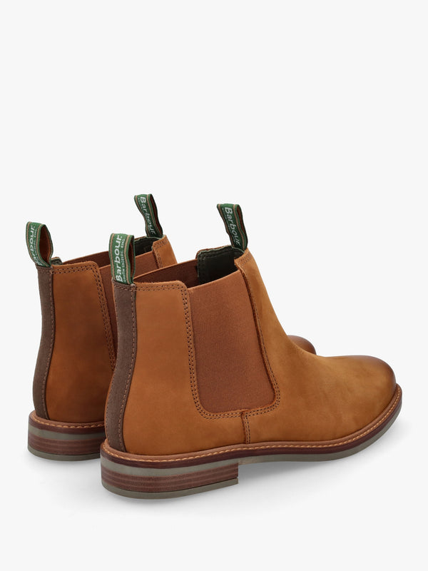 Men’s Farsley Dark Tan Nubuck Leather Chelsea Boots