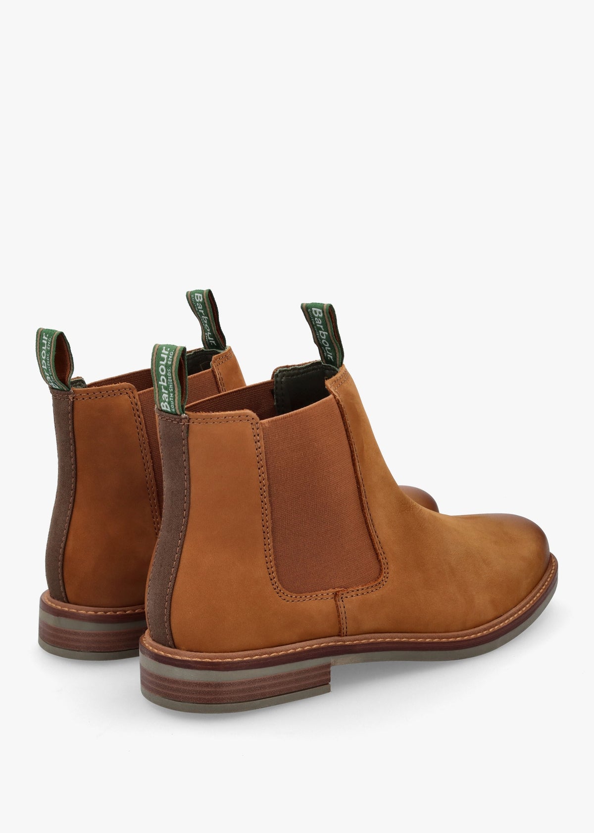 Men’s Farsley Dark Tan Nubuck Leather Chelsea Boots
