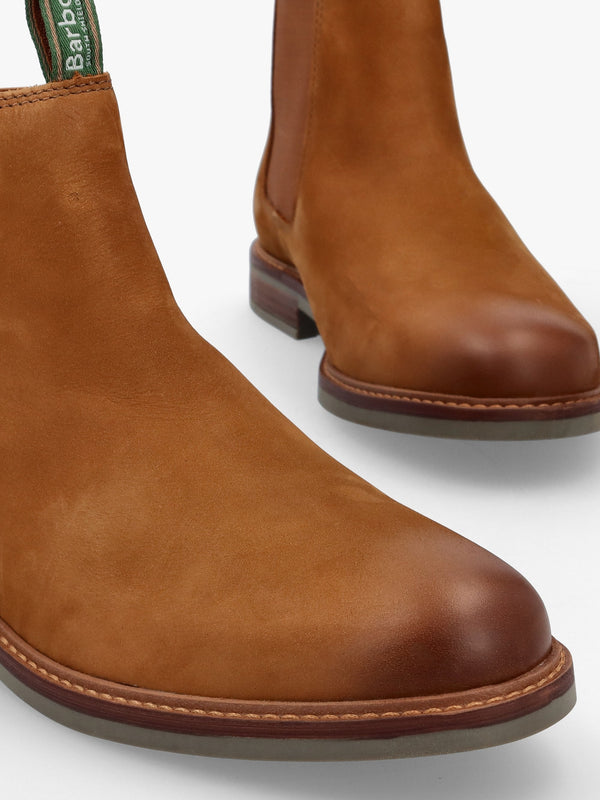Men’s Farsley Dark Tan Nubuck Leather Chelsea Boots