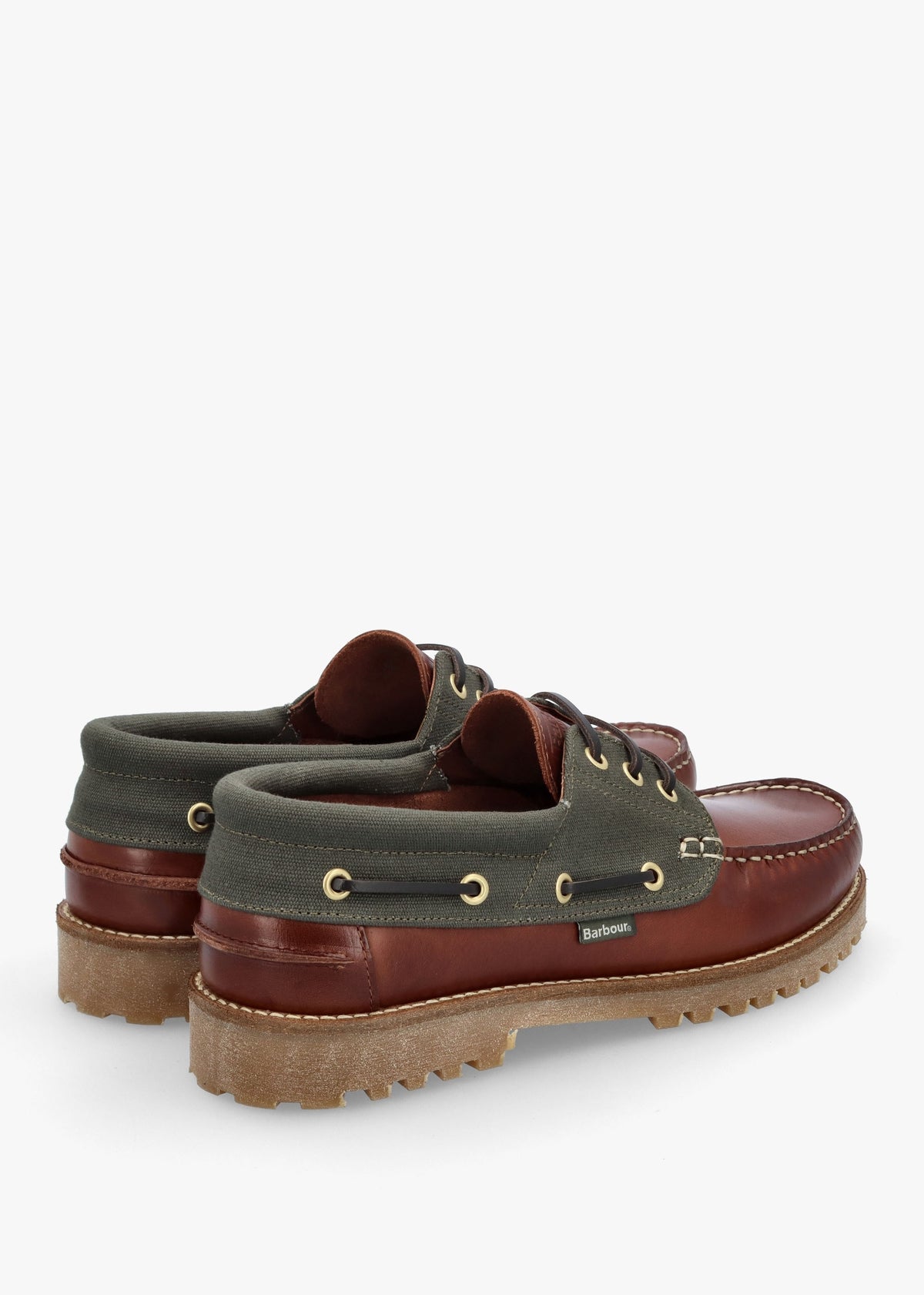 Men’s Re-Engineered Mahogany Leather Deck Boat Shoes