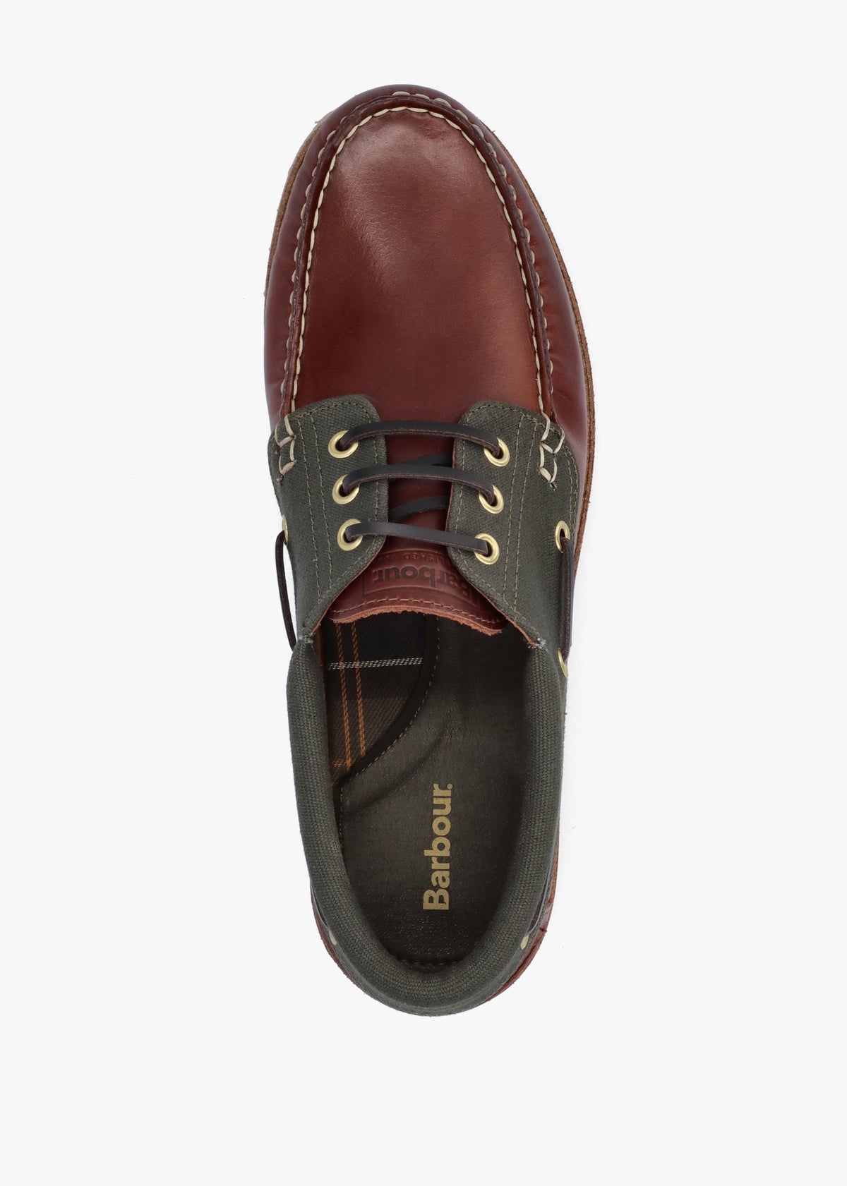 Men’s Re-Engineered Mahogany Leather Deck Boat Shoes