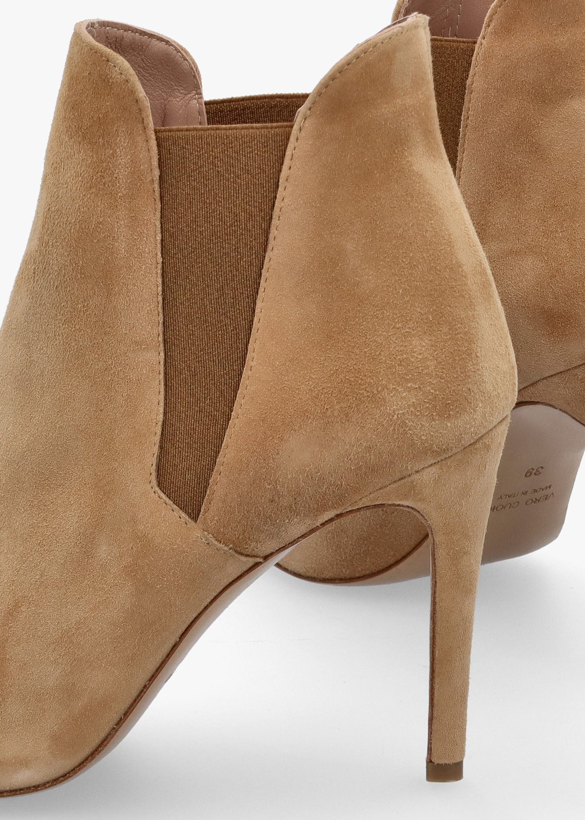 Adril Beige Suede Ankle Boots