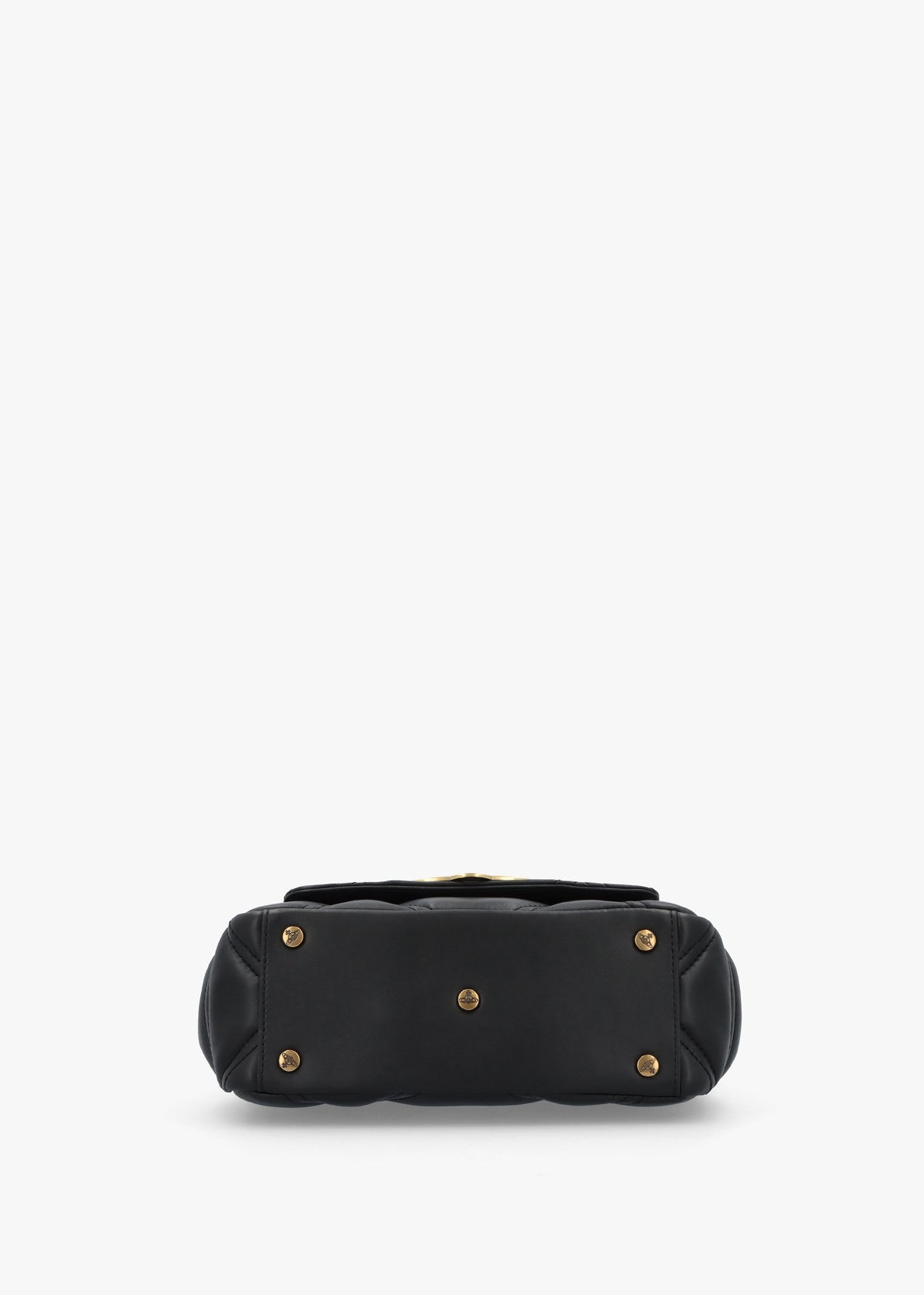 Hazel Medium Quilted Black Leather Shoulder Bag