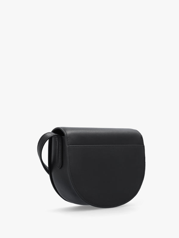 Witley Medium Black Leather Cross-Body Bag