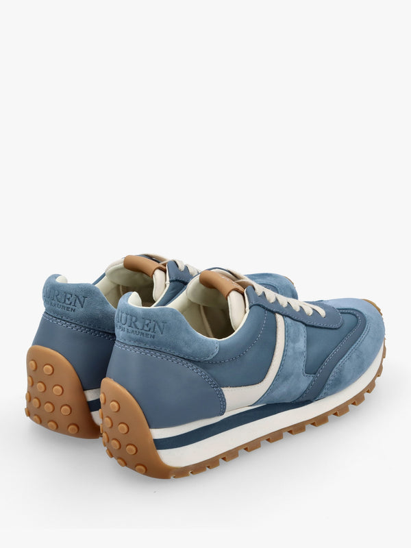 Dani Colour Block Blue Dust Suede Trainers
