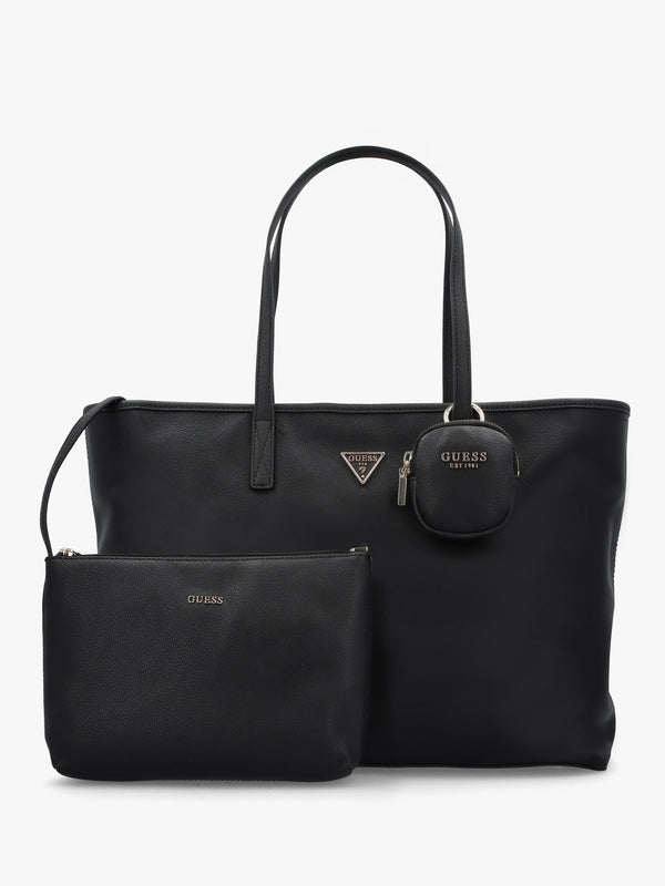 Large Power Play II Black Tech Tote Bag
