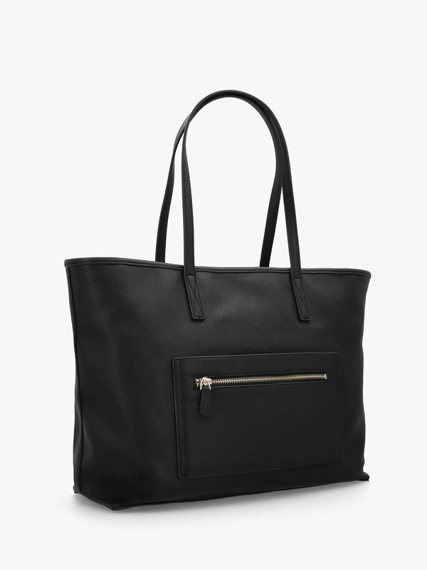 Large Power Play II Black Tech Tote Bag
