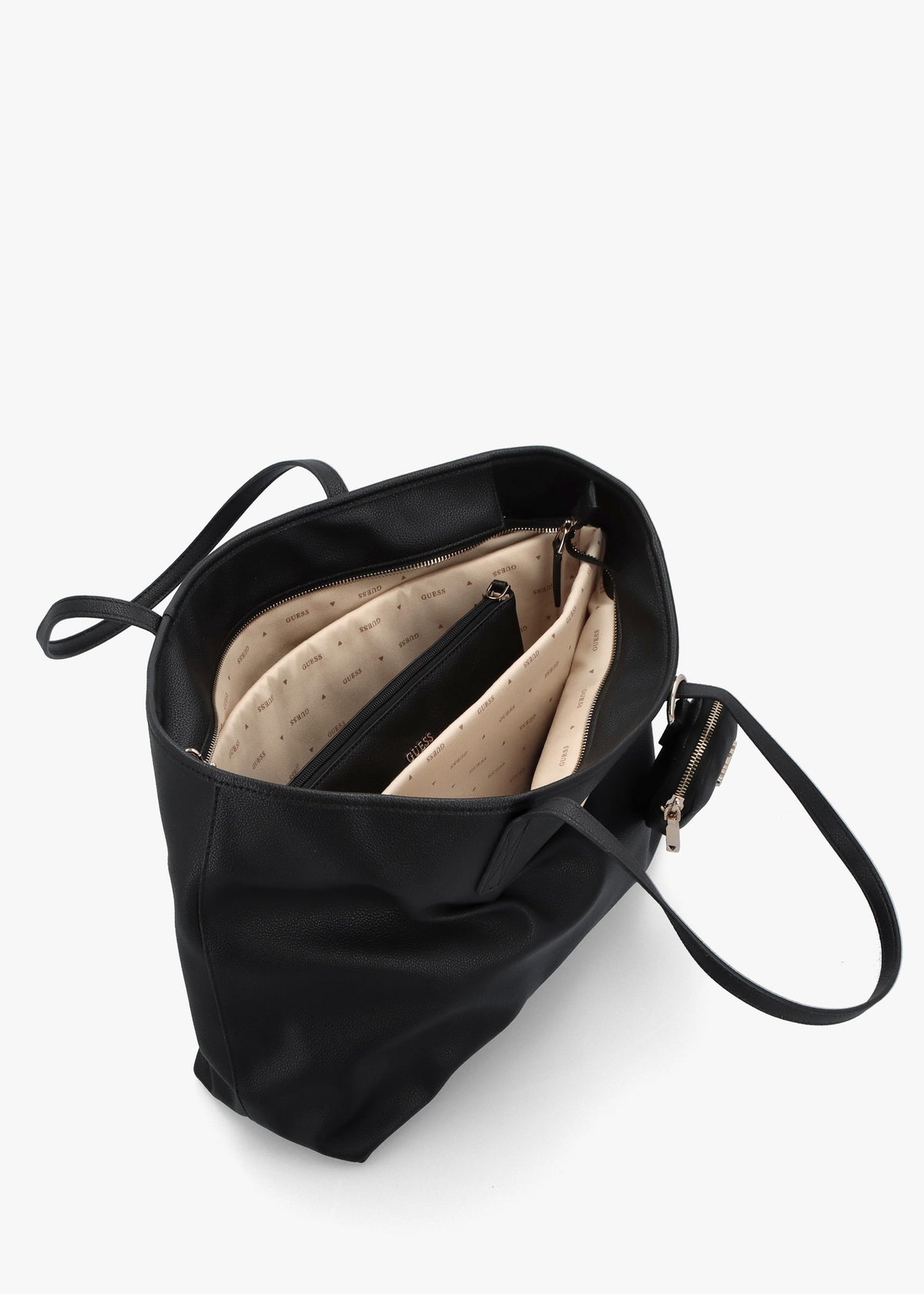 Large Power Play II Black Tech Tote Bag