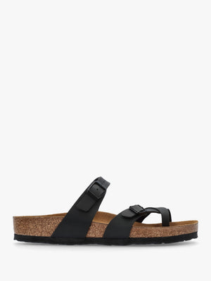Mayari Black Birko-Flor Thong Sandals
