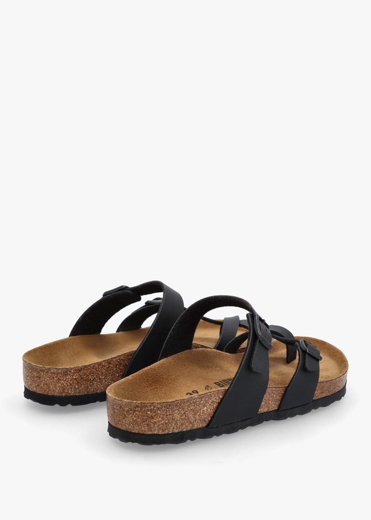 Mayari Black Birko-Flor Thong Sandals