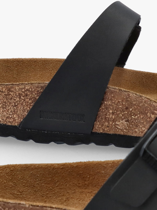 Mayari Black Birko-Flor Thong Sandals