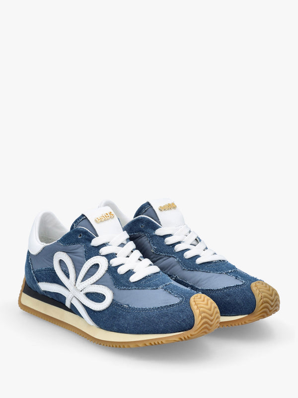 Movie Denim & Nylon Runner Trainers