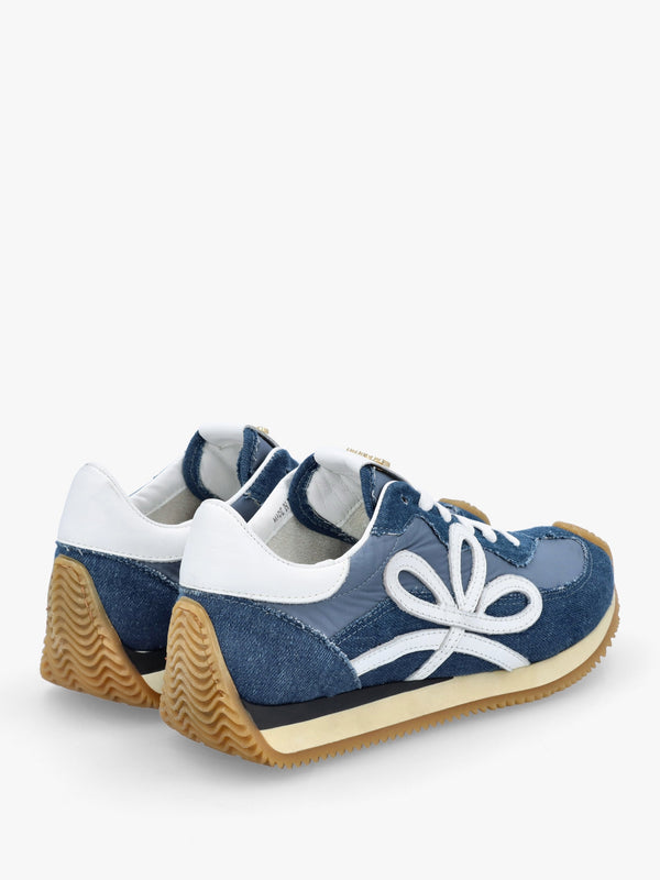 Movie Denim & Nylon Runner Trainers