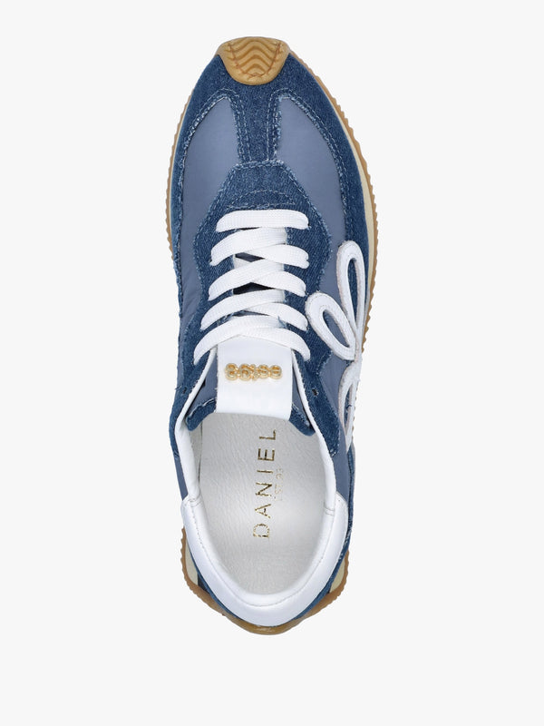 Movie Denim & Nylon Runner Trainers