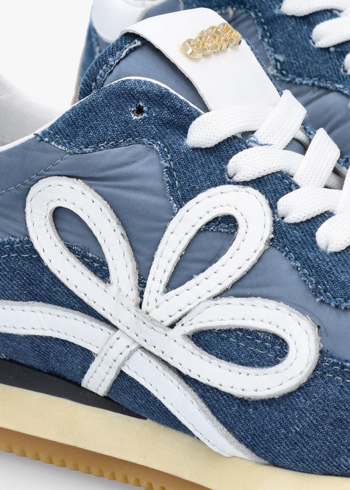 Movie Denim & Nylon Runner Trainers