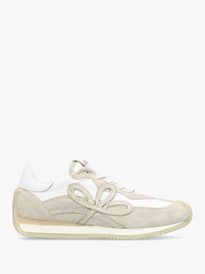 Movie Beige Suede & Nylon Runner Trainers