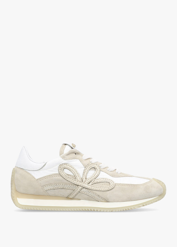 Movie Beige Suede & Nylon Runner Trainers