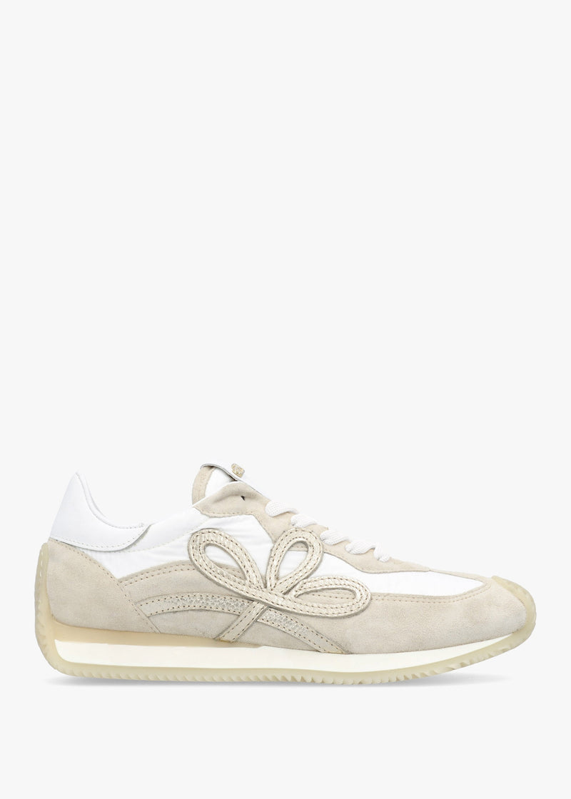 Movie Beige Suede & Nylon Runner Trainers