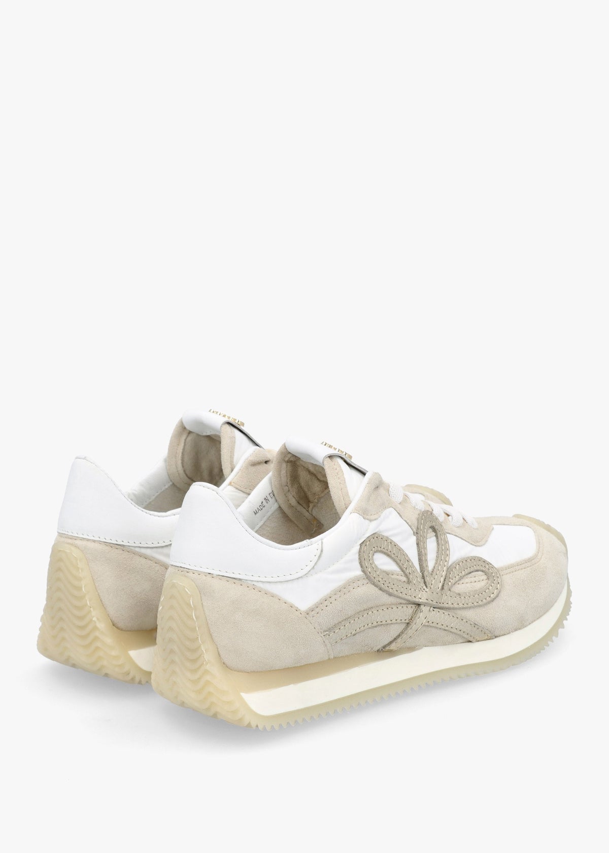 Movie Beige Suede & Nylon Runner Trainers