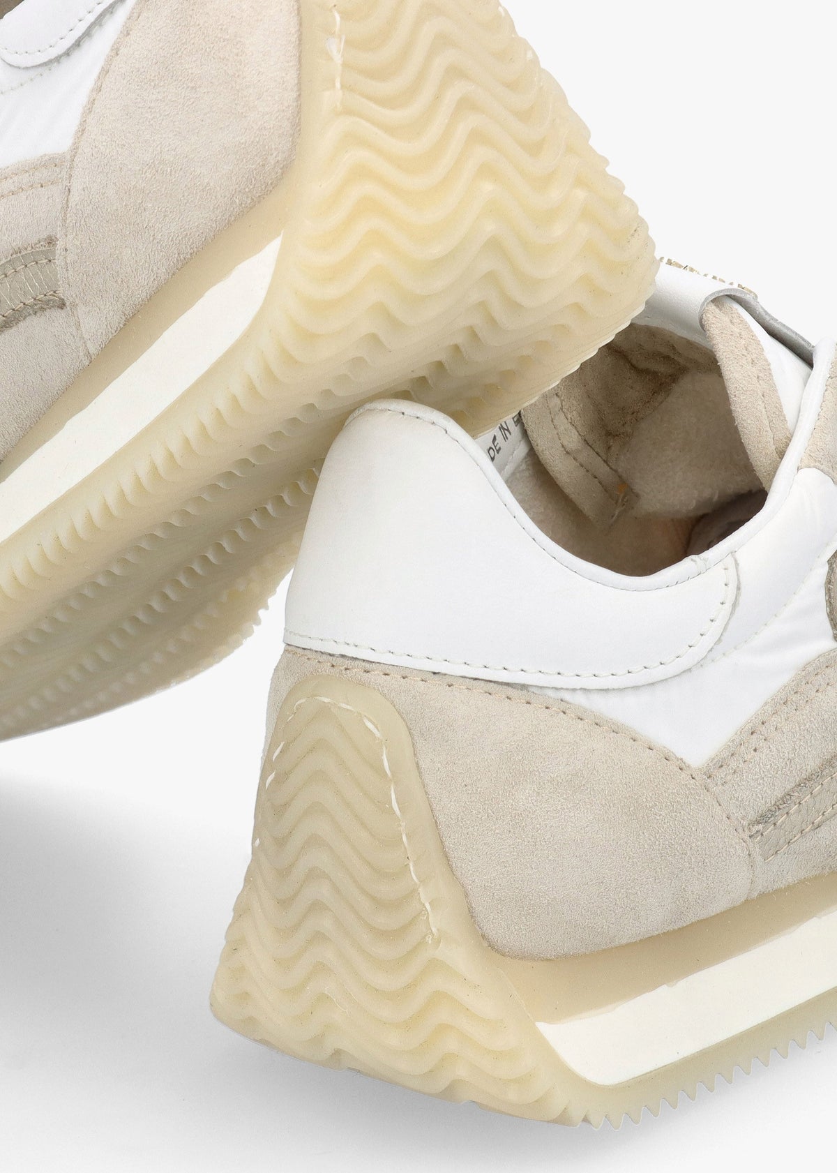 Movie Beige Suede & Nylon Runner Trainers