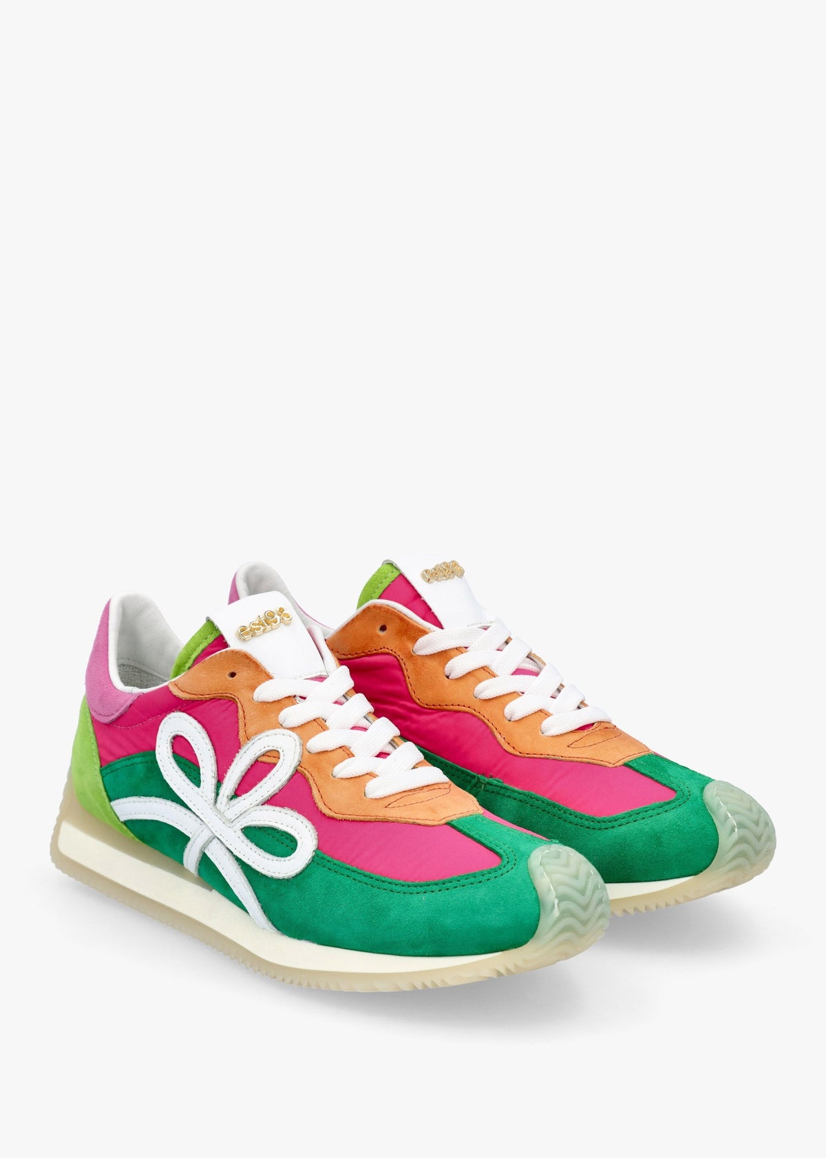 Movie Multicoloured Suede & Nylon Runner Trainers