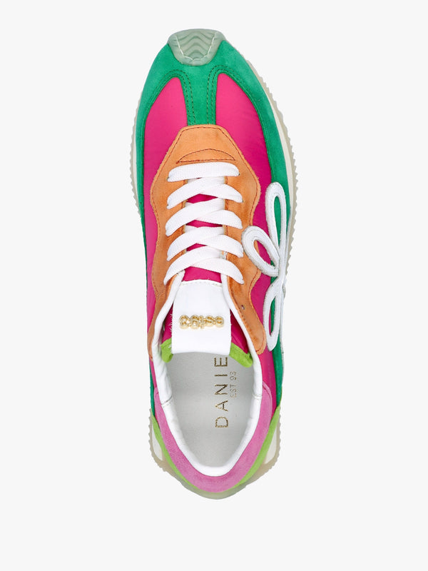 Movie Multicoloured Suede & Nylon Runner Trainers
