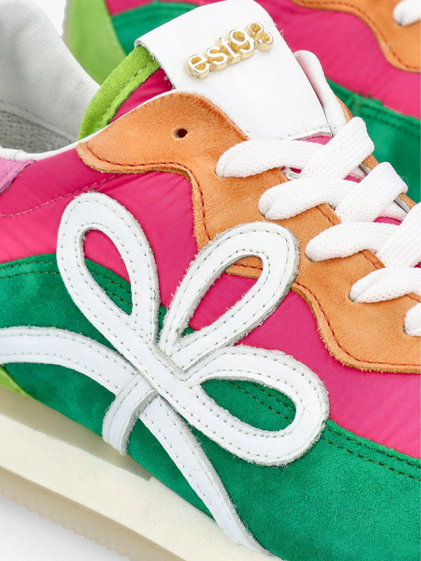 Movie Multicoloured Suede & Nylon Runner Trainers