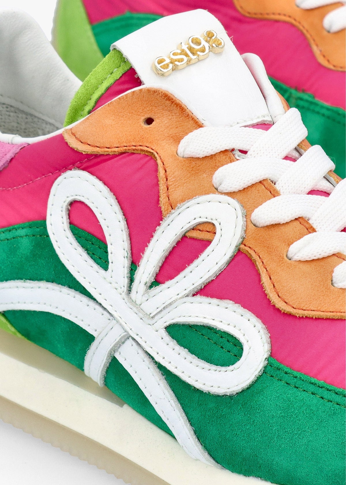 Movie Multicoloured Suede & Nylon Runner Trainers