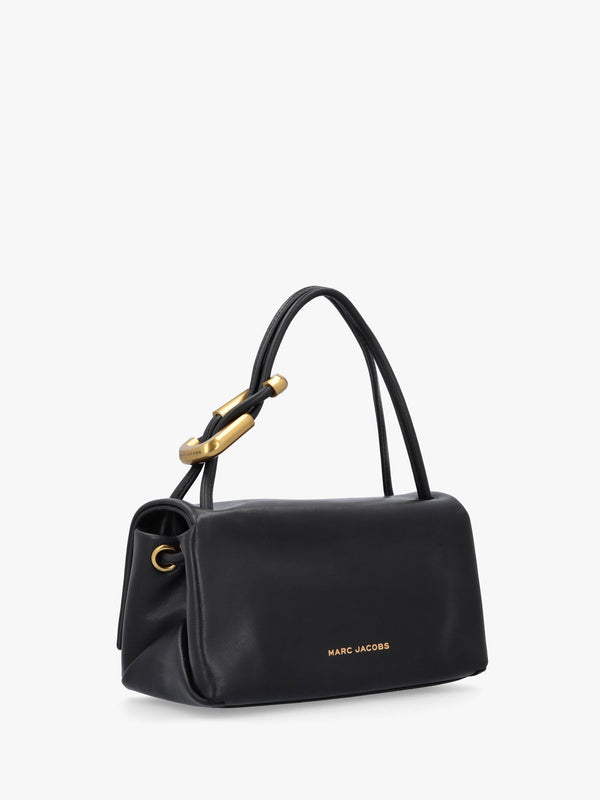 The Mini Dual Black Leather Bag
