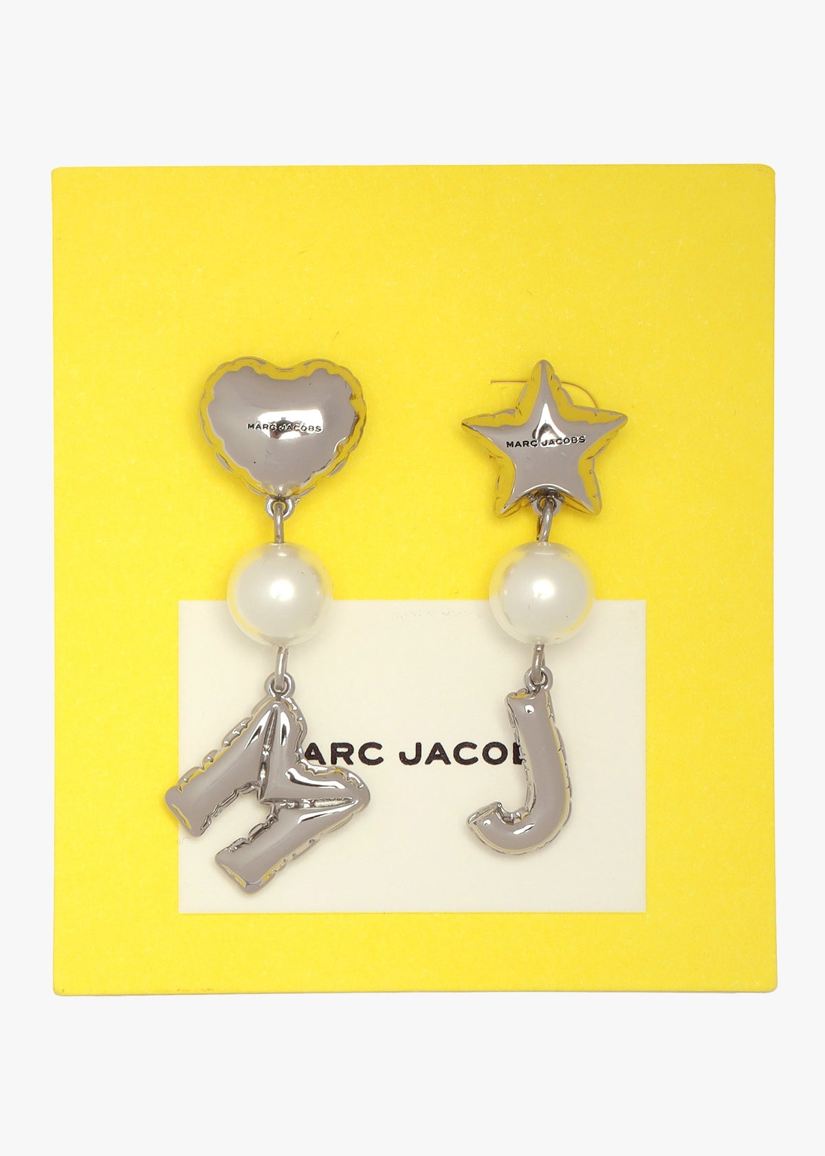 The MJ Balloon Pearl Silver Earrings