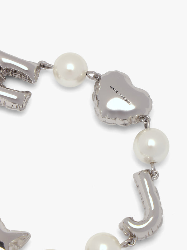 The MJ Balloon Pearl Silver Bracelet