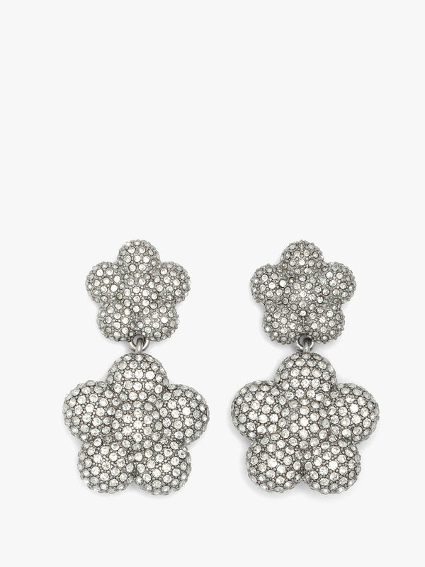 The Daisy Balloon Drop Silver Earrings