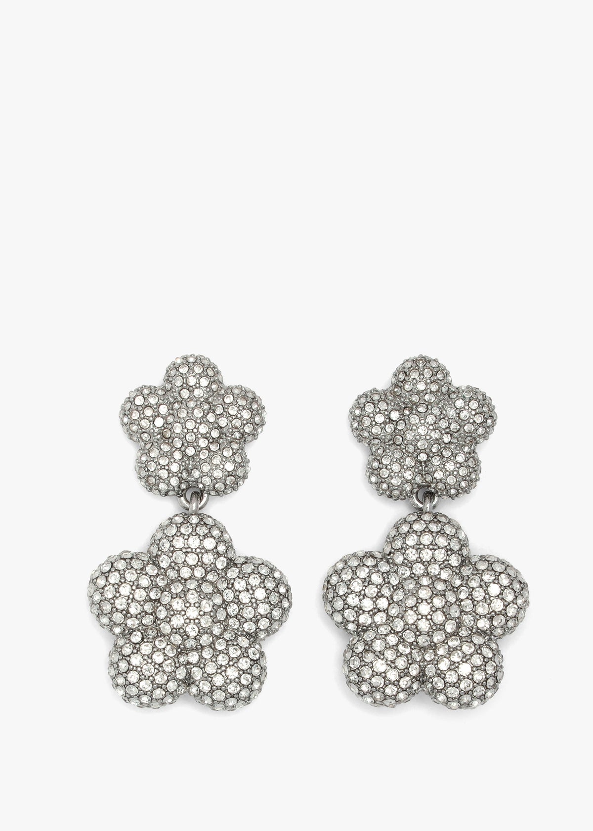 The Daisy Balloon Drop Silver Earrings