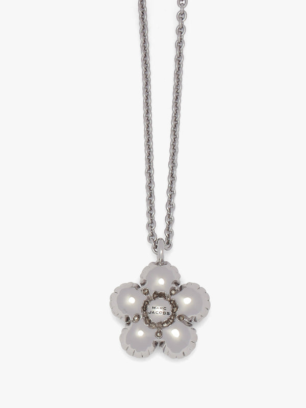 The Daisy Balloon Light Antique Silver Necklace