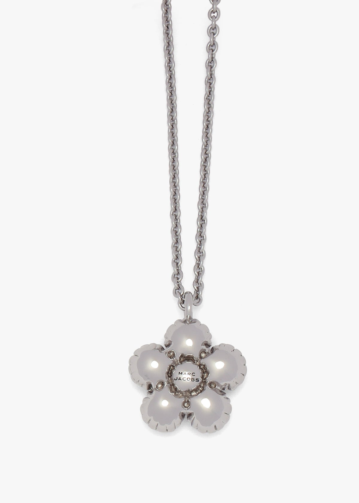The Daisy Balloon Light Antique Silver Necklace