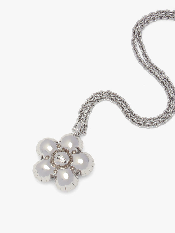 The Daisy Balloon Light Antique Silver Necklace